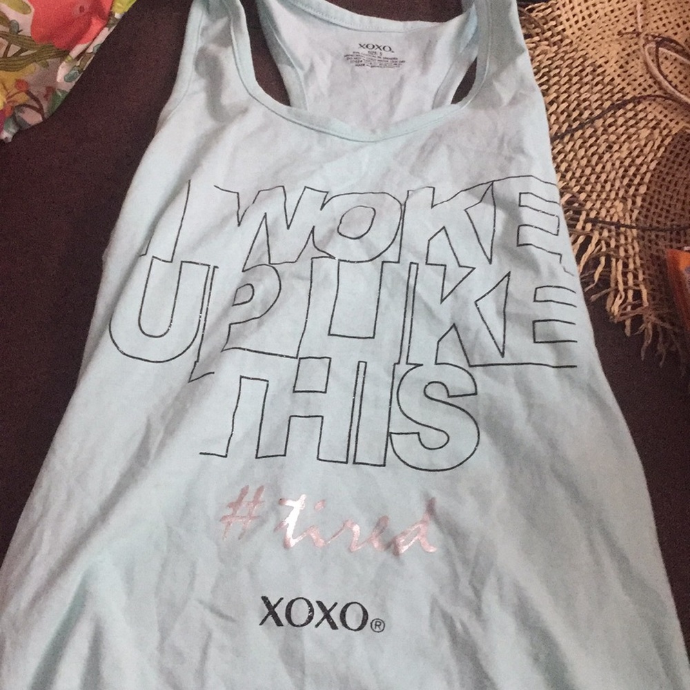 I woke up like this no sleeve shirt